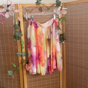 Liz Claiborne floral spring fairycore skirt